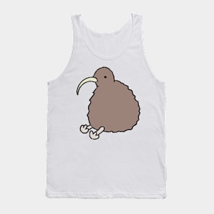 Round kiwi bird drawing Tank Top